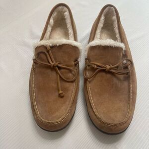 Vionic 566 Alder Brown Leather Slip On Slippers Shoes Men’s Size 11